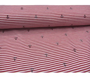 Jersey - Anker Ringel rot